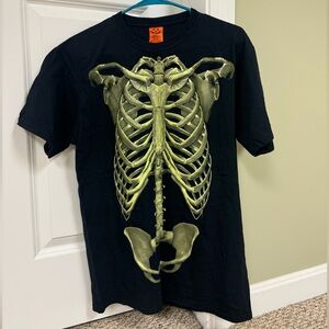 Black Skeleton Graphic Tee